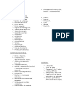 Contenidos Lenguaje y Matematica 1° Basico