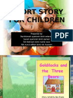 Children Short Story - The Goldilocks and Three Bears