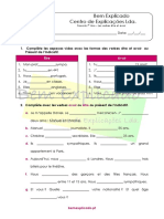 1.2 Ficha de Trabalho Les Verbes Être Et Avoir 1