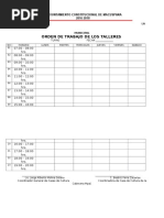 Orden de Trabajo de Los Talleres