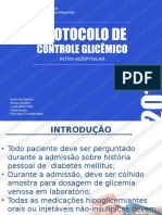 Protocolo de Controle Glicêmico