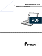 KM002100G MDW Serial Protocol Up To Version 6 05