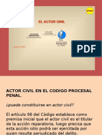 Derecho Procesal Penal - Actor Civil