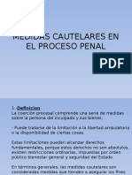 Derecho Procesal Penal - Medidas Cautelares en El Proceso Penal