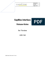 SapMes Interface Release-Notes 4.0.1 b4 PDF