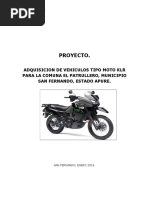 Proyecto Moto Taxi Patrullero