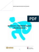 Temario Modulo 2 Fenomenologia Delicuencial