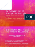 Su Relación Con El Principio de Analogía