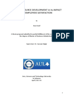 Human Resource Development & Its Impact On Employees Satisfaction