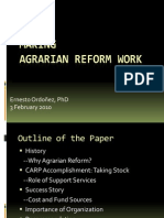 07 Making Agrarian Reform Work - Dr. Ernesto M. Ordonez