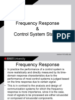 Frequency Response and Control Stability