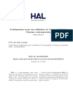 Besson - Prolegomenes Pour Une Definition de L'intermedialite