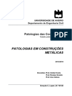 Patologia em Construções Metálicas