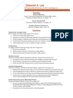 Deborah A Lee Resume 2016 PDF