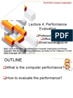 Lecture4 Performance Evaluation