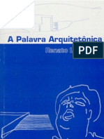 A Palavra Arquitetônica - Renato Leão Rego