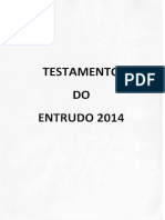 Testamento Do Entrudo, 2014