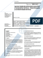 Abnt - NBR 12094 MB 3431 - Espuma Rigida de Poliuretano para Fins de Isolamento Termico - Determinacao Da Condutividade Termica