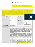 Unit Plan and Feedback