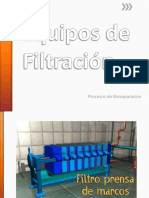 Equipos de Filtración