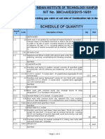 Schedule Quantity