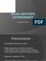 Alka Seltzer Experiment