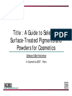 (N) Guide To Selecting Surface-Treated Pigments and Powders 5 PDF