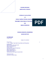 Hydraulic Design Calculations-Head Loss in Plants