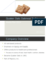 Quaker Oats Media Plan