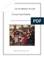 Jean-Paul Paladin - Premier Livre 1560 - Edition Civiol French Tab