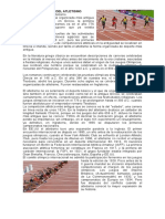 Reseña Histórica Del Atletismo