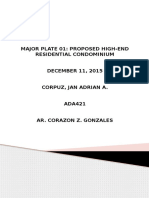 Major Plate 01: Proposed High-End Residential Condominium