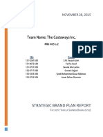 Brand Plan Report