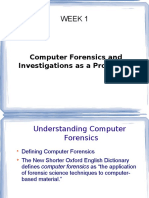 Week 1: Computer Forensics and Investigations As A Profession