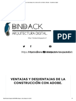 Ventajas y Desventajas de La Construcción Con Adobe