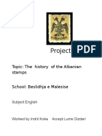 Project: Topic: The History of The Albanian Stamps