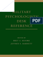 Military Psychologists Desk Reference - (Brett A Moore, Jeffrey E Barnett)