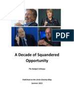 A DECADE OF SQUANDERED OPPORTUNITY by JM Minor