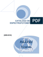 Catálogo de Espectrofotometros