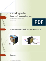 Catalogo de Transformadores