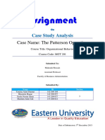 Case Study Analysis 01