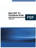 Base SAS 9.4 Procedures Guide High-Performance Procedures, Third Edition