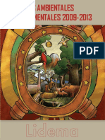 Informe Ambientales Departamental de Tarija, Gestión 2009 - 2013