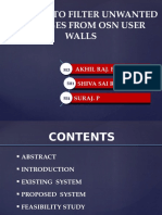 A System To Filter Unwanted Messages From Osn User Walls
