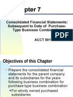 Consolidated FS Subsequent To Date of Purchase Type