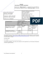 Enterprise License Agreement: Fees If Additional Users Are Requested by Client