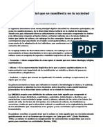 La Estructura Social Que Se Manifiesta en La Sociedad Guatemalteca