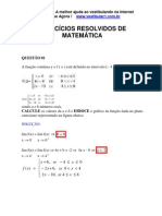 Matemática - Exercícios Resolvidos - Vestibular1 - I