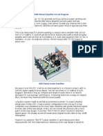 20W Stereo Amplifier Circuit Diagram