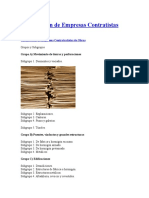 Clasificación de Empresas Contratistas